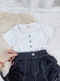 Set Áo Thun Quần Đùi Rút Dây