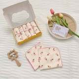 Set 5 khăn sữa xô muslin 2 lớp Bebezoo họa tiết
