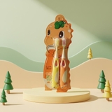 Set 2 chiếc bàn chải Khủng long 3D LMK cho bé