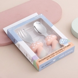 Bộ thìa nĩa hình trái cây và rau củ cho bé