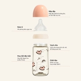 Bình sữa PPSU Ubmom họa tiết Ngựa cho bé