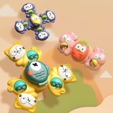 Set 3 con quay spinner mèo hình thú và rau củ cho bé