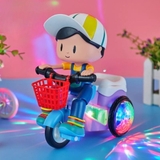 Đồ chơi shipper đạp xe có nhạc đèn cho bé