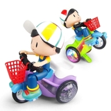 Đồ chơi shipper đạp xe có nhạc đèn cho bé