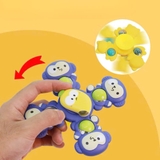 Set 3 con quay spinner mèo hình thú và rau củ cho bé