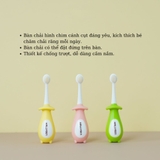 Bàn chải lông tơ Hallysen cho bé