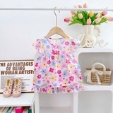 Bộ tole đùi áo cánh tiên cúc ngực H&A Kids cho bé gái