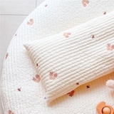 Gối cotton thoáng khí thêu họa tiết