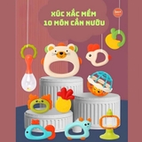 Bộ xúc xắc gặm nướu 10 chi tiết - 547