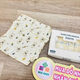 Hộp 6 khăn sữa muslin Boona cho bé