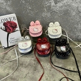 Túi xách Hello Kitty nắp nơ đeo chéo cho bé gái