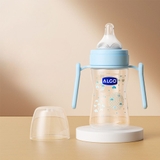 Bình sữa PP cổ rộng Algo có tay cầm