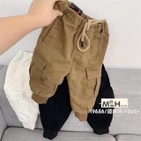 Quần Jogger Kaki Túi Hộp