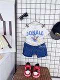 Set áo thun hình vịt Donald