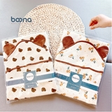 Ủ choàng xô muslin Boona có đai