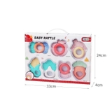 Hộp giấy gặm nướu Baby Rattle 7 chi tiết