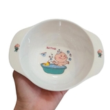 Bát nhựa hai quai hình baby