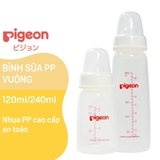 Bình sữa Pigeon PP vuông