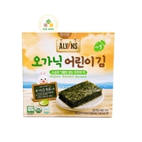 Rong biển hữu cơ tách muối ALVINS Hàn Quốc hộp 10 gói