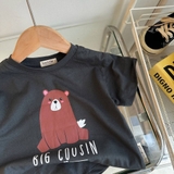 Áo phông hình gấu Big Cousin