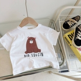 Áo phông hình gấu Big Cousin