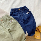 Quần kaki dài dáng âu linen trần chỉ nổi