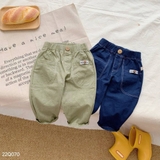 Quần kaki dài dáng âu linen trần chỉ nổi