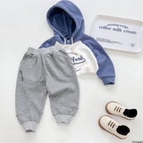 Quần nỉ Jogger chất da cá cho bé