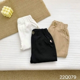 Quần dài kaki bassic phong cách Hàn Quốc