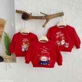 Áo dài tay da cá Merry Christmas