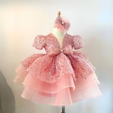 Váy công chúa kim sa đính ngọc cao cấp