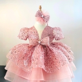 Váy công chúa kim sa đính ngọc cao cấp