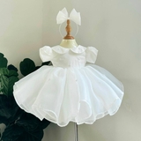 Váy công chúa tay nụ hồng