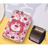 Ví cầm tay mini gấu dâu