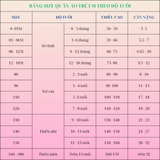Bộ dài tay thun giấy họa tiết ngẫu nhiên cho bé