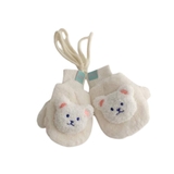 Găng tay lông thỏ gấu dâu Hàn Quốc