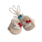 Găng tay lông thỏ gấu dâu Hàn Quốc