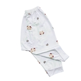 Quần dài sơ sinh thun lạnh đáp đũng