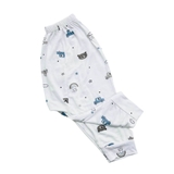 Quần dài sơ sinh thun lạnh đáp đũng