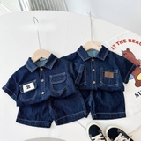 Set jean phối 2 túi bé trai