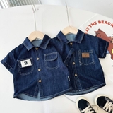 Set jean phối 2 túi bé trai