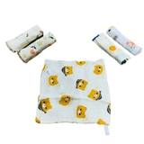 Set 5 khăn xô sữa organic Baby Bee cao cấp