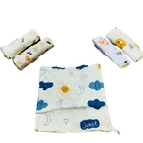Set 5 khăn xô sữa organic Baby Bee cao cấp