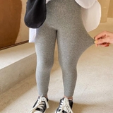 Quần dài legging màu trơn hàng xuất