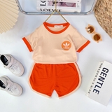 Bộ cộc thun lạnh viền logo Addi