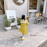 Đầm xoè babydoll hoa nhí