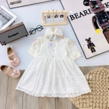 Đầm ren 3 cúc kèm tuban