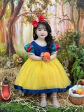 Đầm công chúa Bạch Tuyết in bông tuyết lấp lánh
