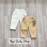 Quần dài kaki trơn 4 màu size nhí