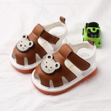 Giày sandal tập đi hình gấu